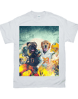 Camiseta personalizada para 2 mascotas 'Green Bay Doggos'
