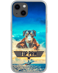Funda para teléfono personalizada 'Top Paw'