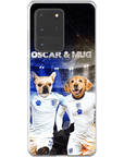 Funda personalizada para teléfono con 2 mascotas 'England Doggos'