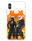 Funda personalizada para teléfono con 2 mascotas 'Charlie's Doggos'