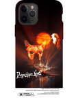 Funda personalizada para teléfono con 2 perros 'Dogpocalypse Now'