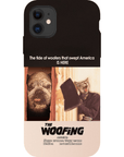 Funda personalizada para teléfono con 2 mascotas 'The Woofing'