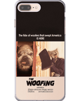 Funda personalizada para teléfono con 2 mascotas 'The Woofing'