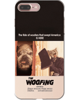 Funda personalizada para teléfono con 2 mascotas 'The Woofing'