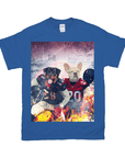 Camiseta personalizada para 2 mascotas 'Houston Doggos'