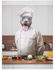 Manta personalizada para mascotas 'El Chef'