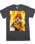 Camiseta personalizada para mascotas 'El bombero'
