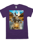 Camiseta personalizada con 2 mascotas 'Harley Wooferson'