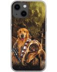 Funda personalizada para teléfono con 2 mascotas 'Chewdogga & Dogg-E-Wok'