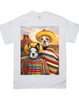 Camiseta personalizada para 2 mascotas '2 Amigos'