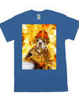 Camiseta personalizada para mascotas 'El bombero'
