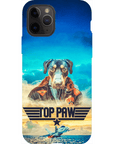 Funda para teléfono personalizada 'Top Paw'