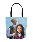 Bolsa de tela personalizada para 2 mascotas 'Step Doggo & Human (hembra)'