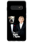 Funda personalizada para teléfono humano o mascota 'The Dogfather & Dogmother'