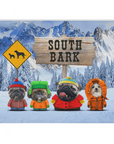 Manta personalizada para 4 mascotas 'South Bark'