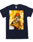 Camiseta personalizada para mascotas 'El bombero'