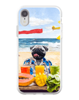 Funda para móvil personalizada 'El perro de la playa'