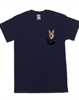 Camiseta personalizable con bolsillo para perros