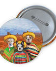 Pin personalizado de Amigos (2 - 3 mascotas)