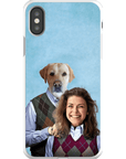 Funda para teléfono personalizada 'Step Doggo & Human (hembra)'