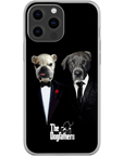 Funda personalizada para teléfono con 2 mascotas 'The Dogfathers'