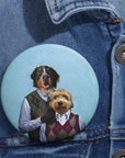 Paso Doggo y Doggette Pin personalizado 2 mascota