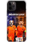 Funda personalizada para teléfono con 2 mascotas 'Holland Doggos'
