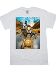 Camiseta personalizada con 2 mascotas 'Harley Wooferson'