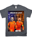Camiseta personalizada para 2 mascotas 'Holland Doggos'