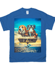 Camiseta personalizada para 2 mascotas 'Top Paw'