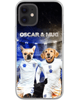 Funda personalizada para teléfono con 2 mascotas 'England Doggos'