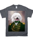 Camiseta personalizada para mascotas 'El Almirante Verde'