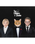Manta personalizada 'Los Catfathers y Catmother'