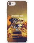 Funda personalizada para teléfono con 2 mascotas 'Barking Bad'