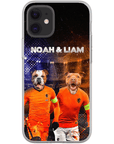 Funda personalizada para teléfono con 2 mascotas 'Holland Doggos'
