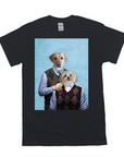 Camiseta personalizada para 2 mascotas 'Step Doggos'
