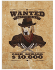 Manta personalizada para mascotas 'The Wanted'