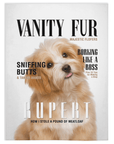 Manta personalizada para mascotas 'Vanity Fur'