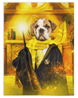Manta personalizada para mascotas 'Harry Dogger (Wooflepuff)'