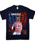 Camiseta personalizada para mascotas 'Croatia Doggos Soccer'