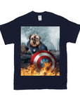 Camiseta personalizada para mascotas 'Capitán Doggmerica'