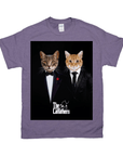 Camiseta personalizada con 2 mascotas 'The Catfathers'