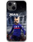 Funda para teléfono personalizada 'France Doggos Soccer'