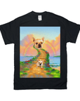 Camiseta personalizada para mascotas 'El puente del arcoíris'