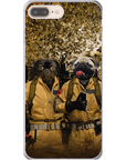 Funda para móvil personalizada con 2 mascotas 'Dog Busters'
