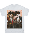 Camiseta personalizada con 3 mascotas 'Los Piratas'