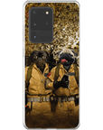 Funda para móvil personalizada con 2 mascotas 'Dog Busters'