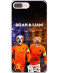 Funda personalizada para teléfono con 2 mascotas 'Holland Doggos'