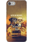 Funda personalizada para teléfono con 2 mascotas 'Barking Bad'
