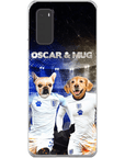 Funda personalizada para teléfono con 2 mascotas 'England Doggos'